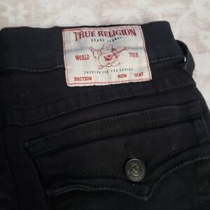 True Religion Black Jeans Ricky relaxed fit